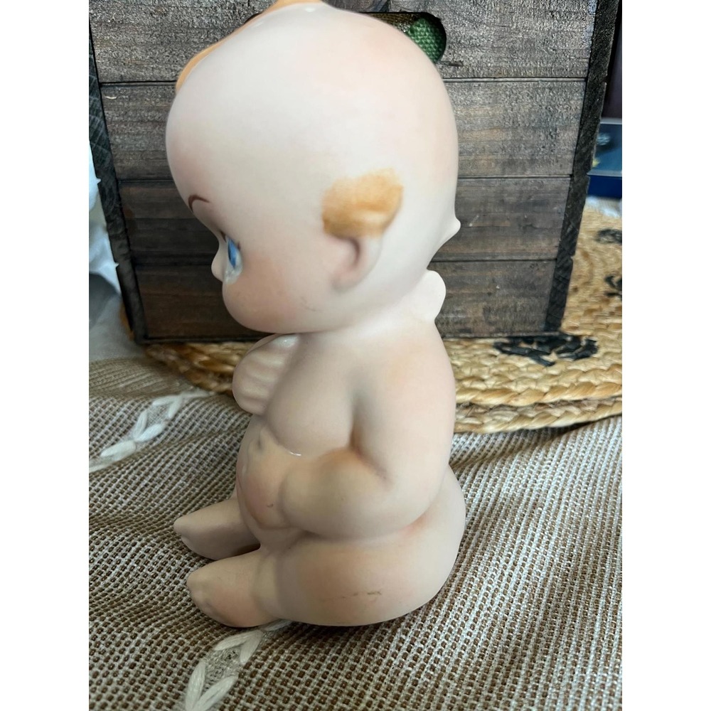 Vintage Baby Shower Hand-made Kewpie Doll powder holder from 1970 - Picture 4 of 6